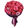 bouquet of 25 pink roses. Sumy