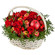 gift basket with strawberry. Sumy