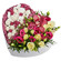 heart shaped bouquet with candies. Sumy