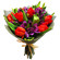 Bouquet of tulips and alstroemerias. Sumy