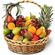 fruit basket with pineapple. Sumy